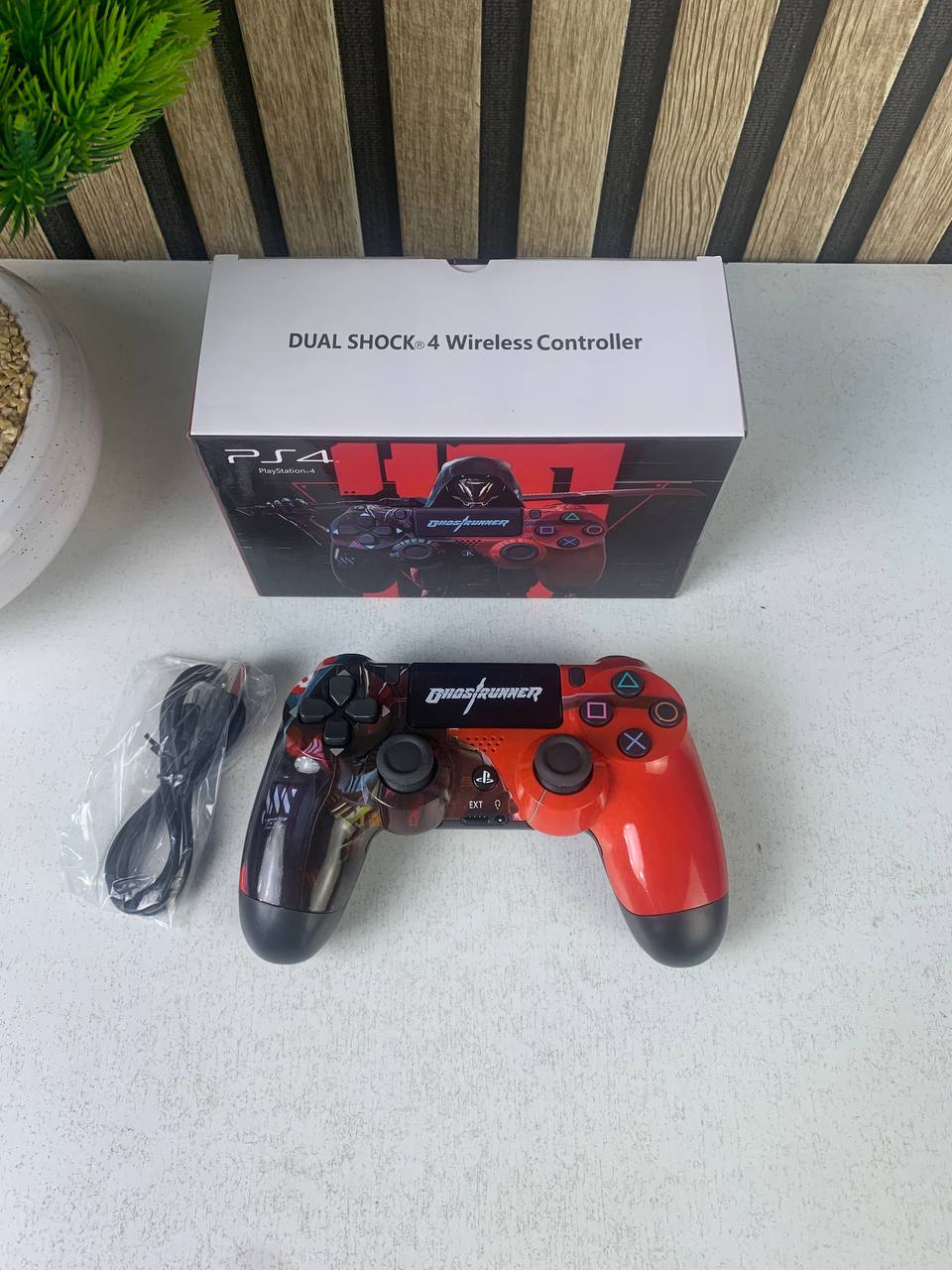 Manette Sans Fil DualShock PS4 (High Copy) – Édition Ghost Runner