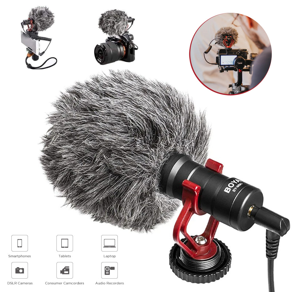 Microphone Boya MM1 – Micro Universel pour Appareil Photo et Smartphone