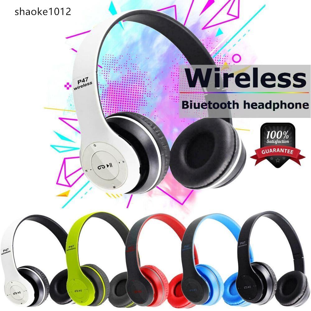 Casque Audio Bluetooth Pliable P47 – Sans Fil et Filaire avec Prise Jack 3,5 mm