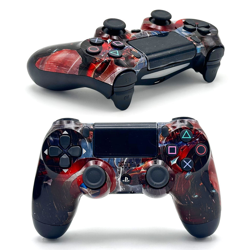 Manette Sans Fil Sony DualShock 4 pour PS4 (High Copy)– Édition Captain America