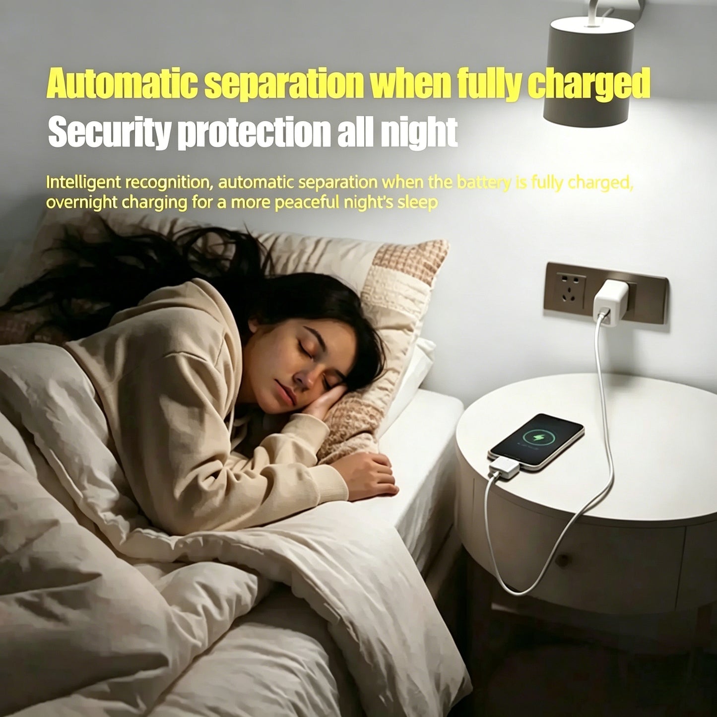 Protecteur de Câble Intelligent USB-C avec Éjection Automatique Anti-Surcharge