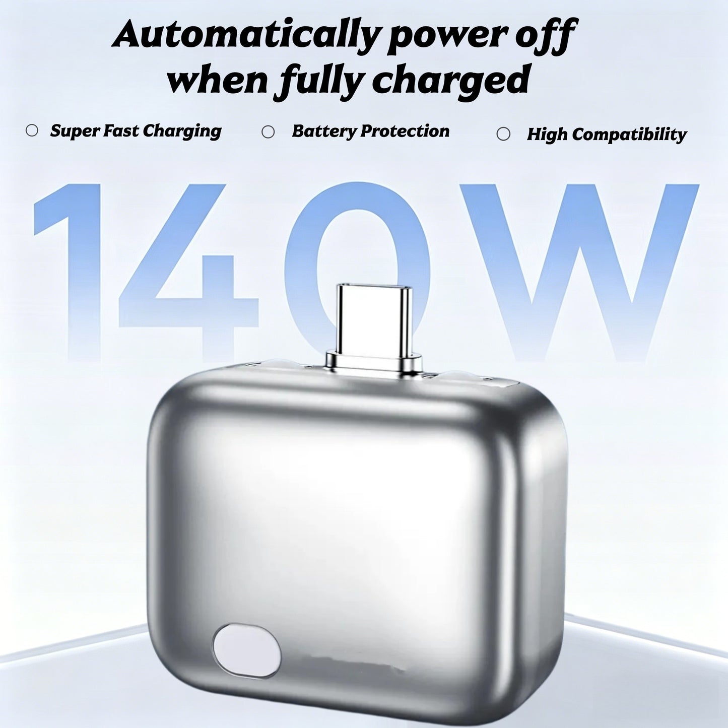 Protecteur de Câble Intelligent USB-C avec Éjection Automatique Anti-Surcharge