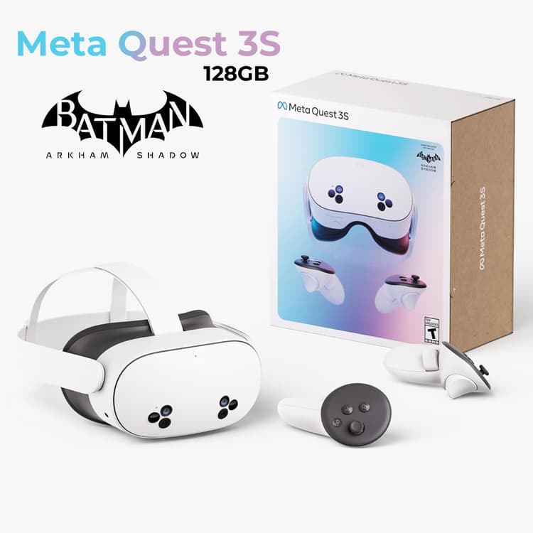 Casque VR Meta Quest 3S 128 Go – Édition Arkham Shadow