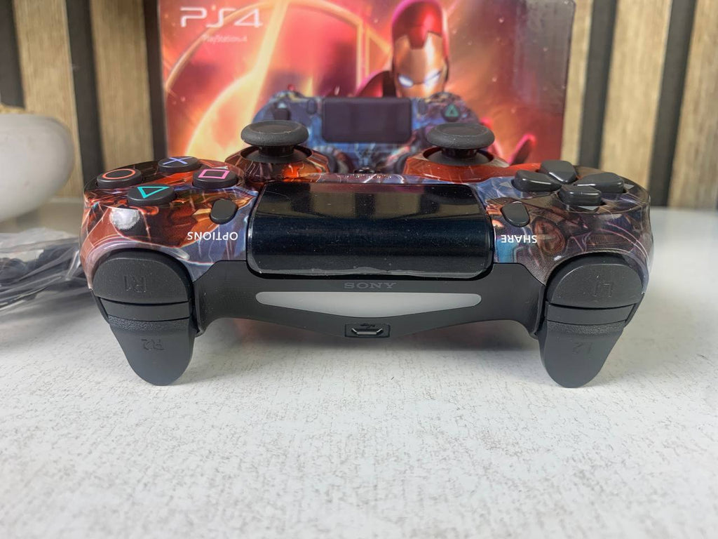 Manette Sans Fil Sony DualShock 4 pour PS4 (High Copy)– Édition Captain America