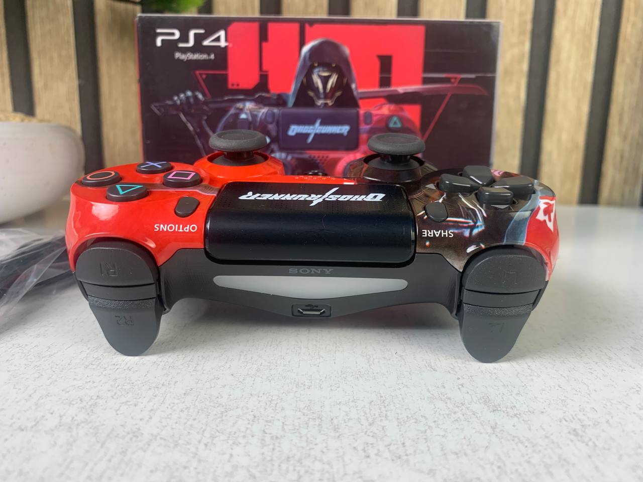 Manette Sans Fil DualShock PS4 (High Copy) – Édition Ghost Runner
