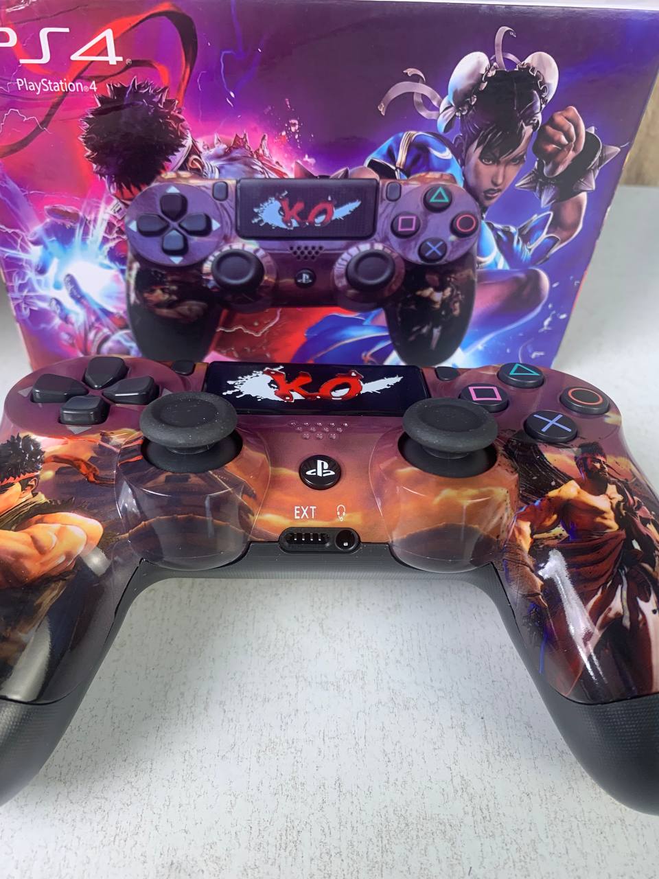 Manette Sans Fil Sony DualShock 4 pour PS4 (High Copy) – Édition Street Fighter V2