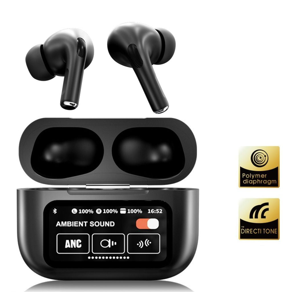 Écouteurs AIRBUDS avec Réduction de Bruit Double ANC/ENC