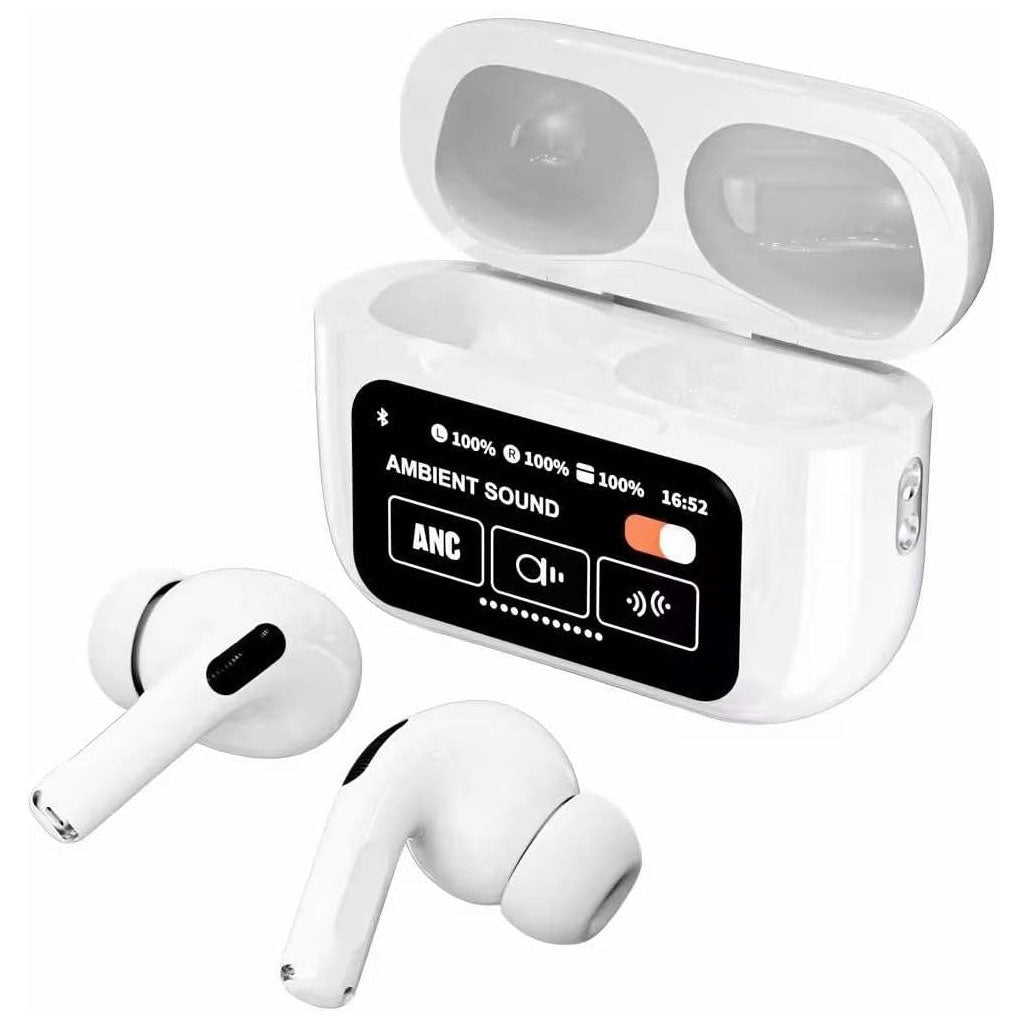 Écouteurs Bluetooth avec Écran Tactile LCD Couleur et Réduction de Bruit ANC