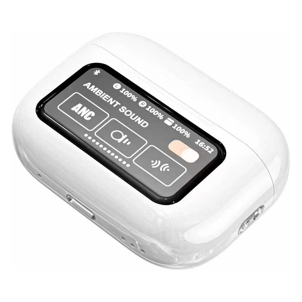 Écouteurs Bluetooth avec Écran Tactile LCD Couleur et Réduction de Bruit ANC