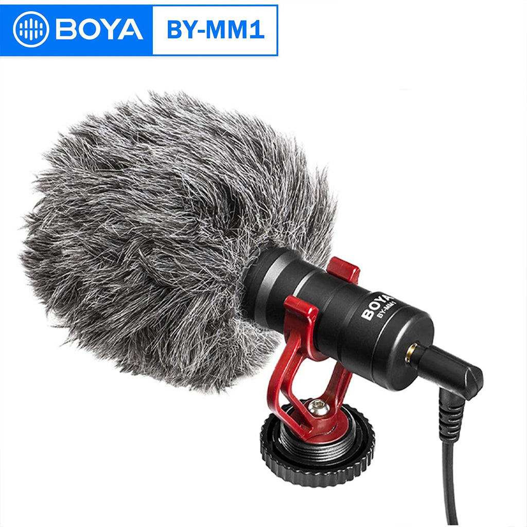 Microphone Boya MM1 – Micro Universel pour Appareil Photo et Smartphone