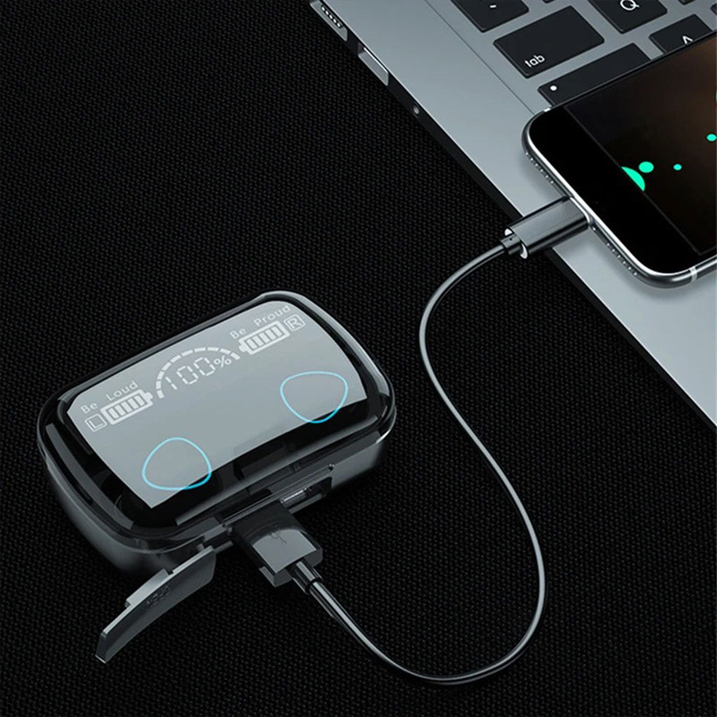 Écouteurs Sans Fil M10 Stéréo Bluetooth 5.1 avec Powerbank Intégré