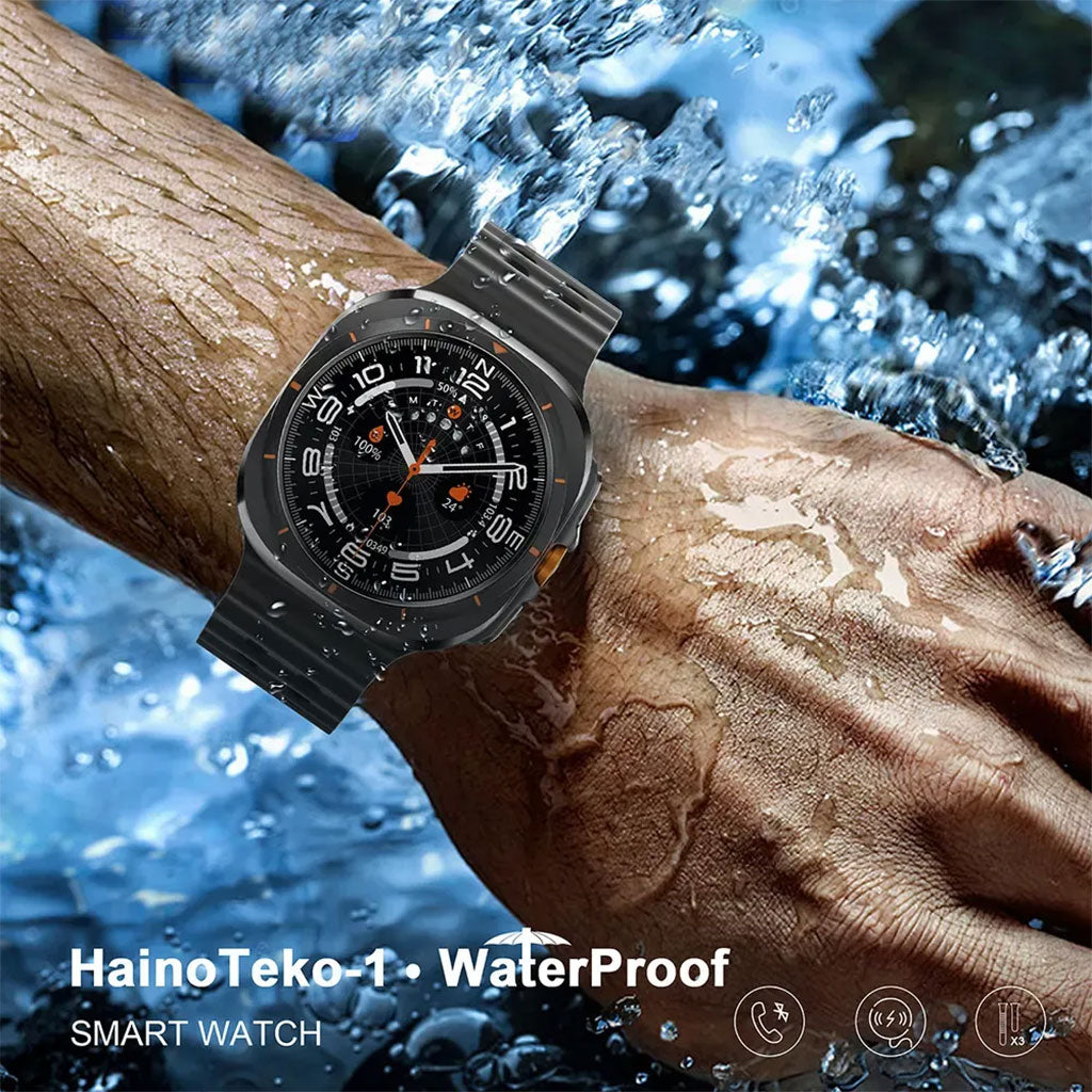Montre Connectée Haino Teko-1 avec Écran AMOLED et 3 Bracelets