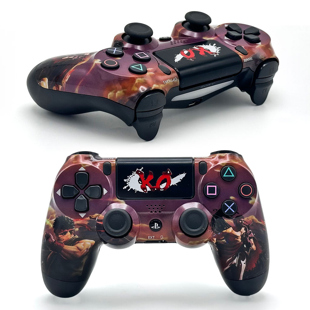 Manette Sans Fil Sony DualShock 4 pour PS4 (High Copy) – Édition Street Fighter V2