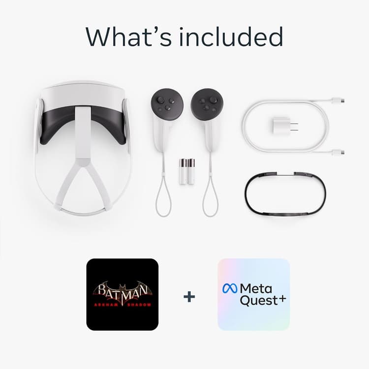 Casque VR Meta Quest 3S 128 Go – Édition Arkham Shadow