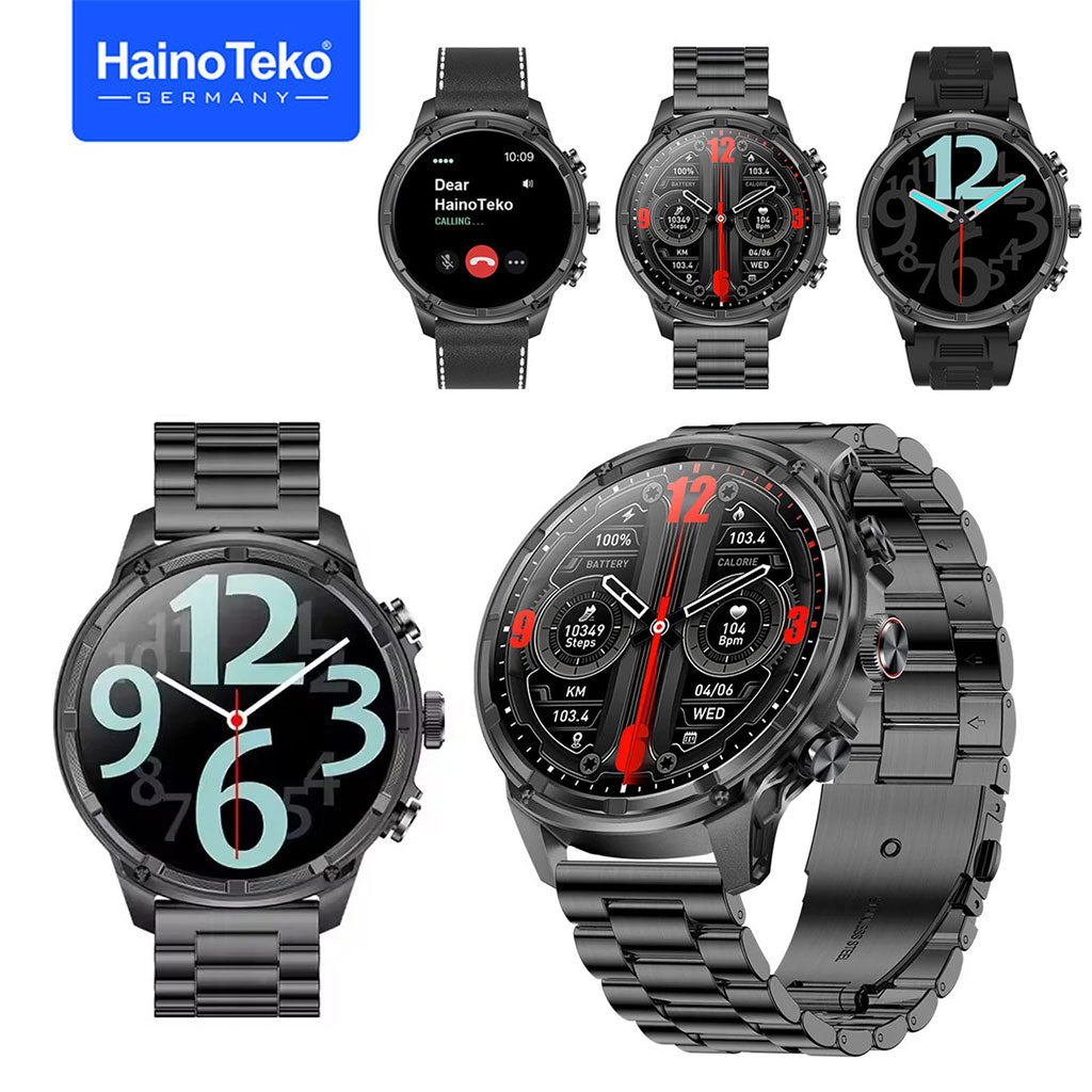 Montre Connectée Haino Teko RW-60 Max avec Lampe Torche et 3 Bracelets