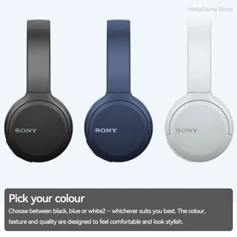 Casque Bluetooth Sony WH-CH510 – Sans Fil avec Assistant Vocal Intégré