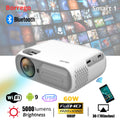 Projecteur Smart Borrego Android 9.0 – Vidéoprojecteur LED HD avec Bluetooth