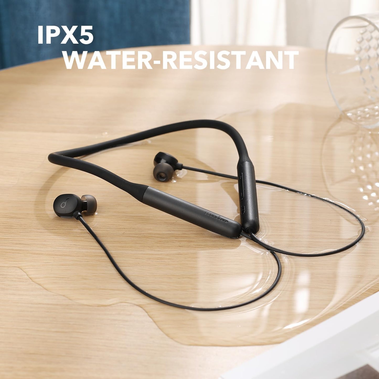 Écouteurs Sport Tour de Cou Anker Soundcore Life U2 – Bluetooth 24h d'Autonomie